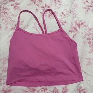 Aerie pink racer back
